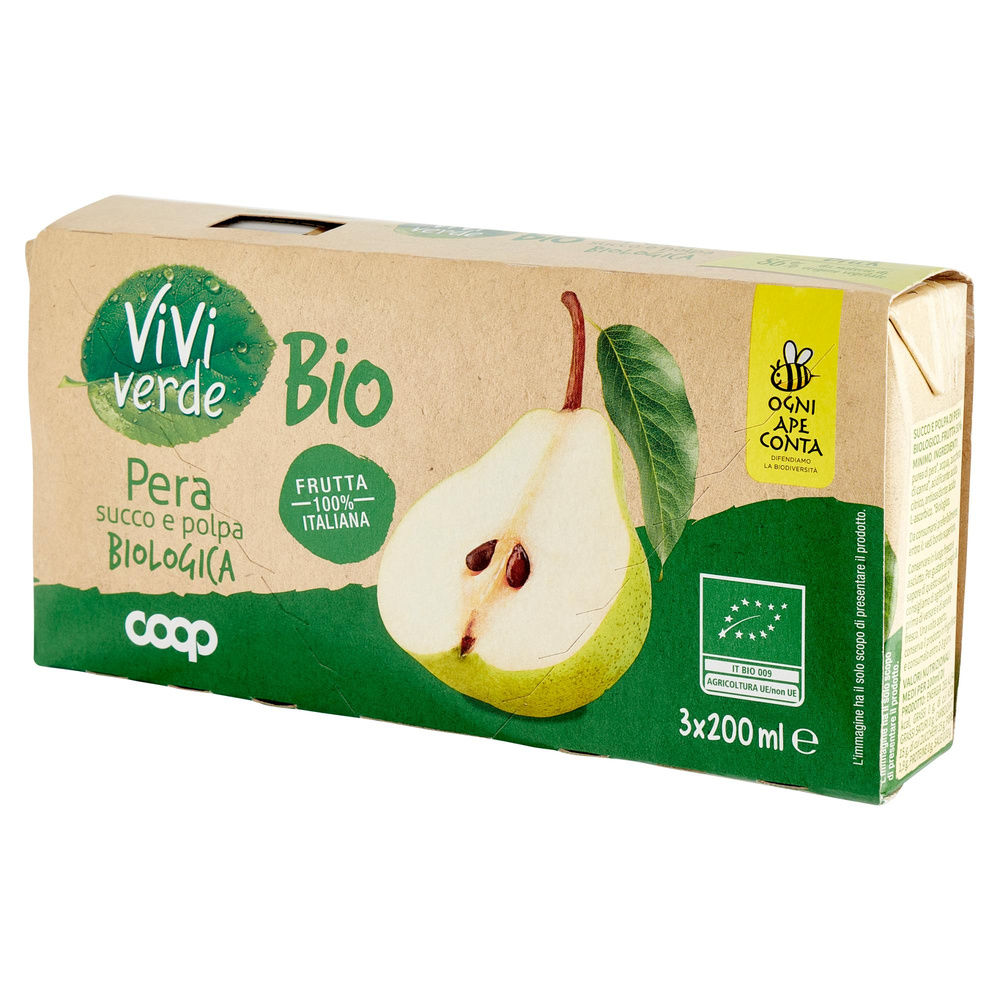 NETTARE PERA VIVIVERDE BIO COOP CLUSTER ML 200 X 3 - 8