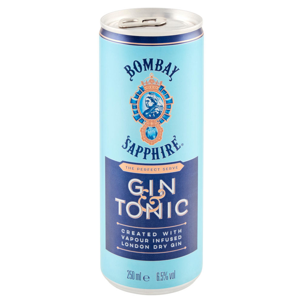 GIN BOMBAY E TONIC 6,5 GRADI LATTINA ML 250 - 2