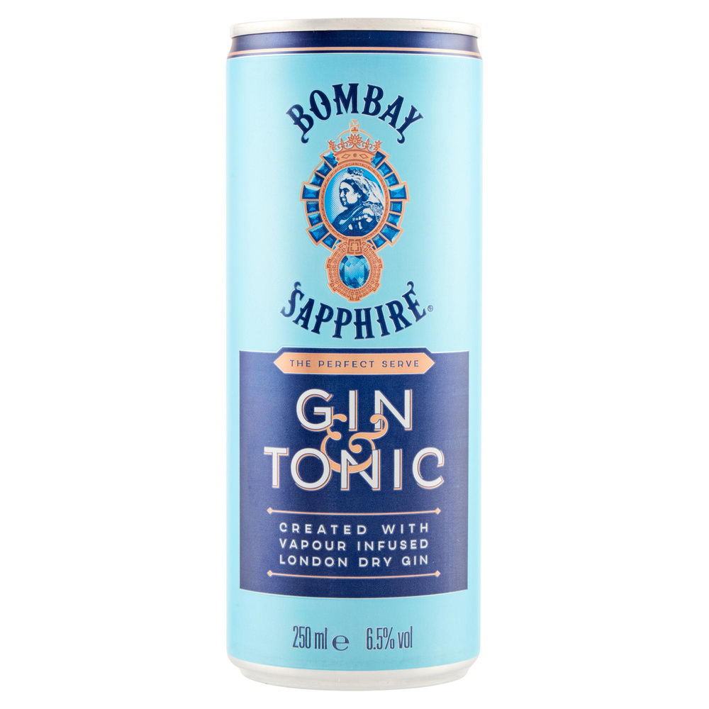 GIN BOMBAY E TONIC 6,5 GRADI LATTINA ML 250 - 4