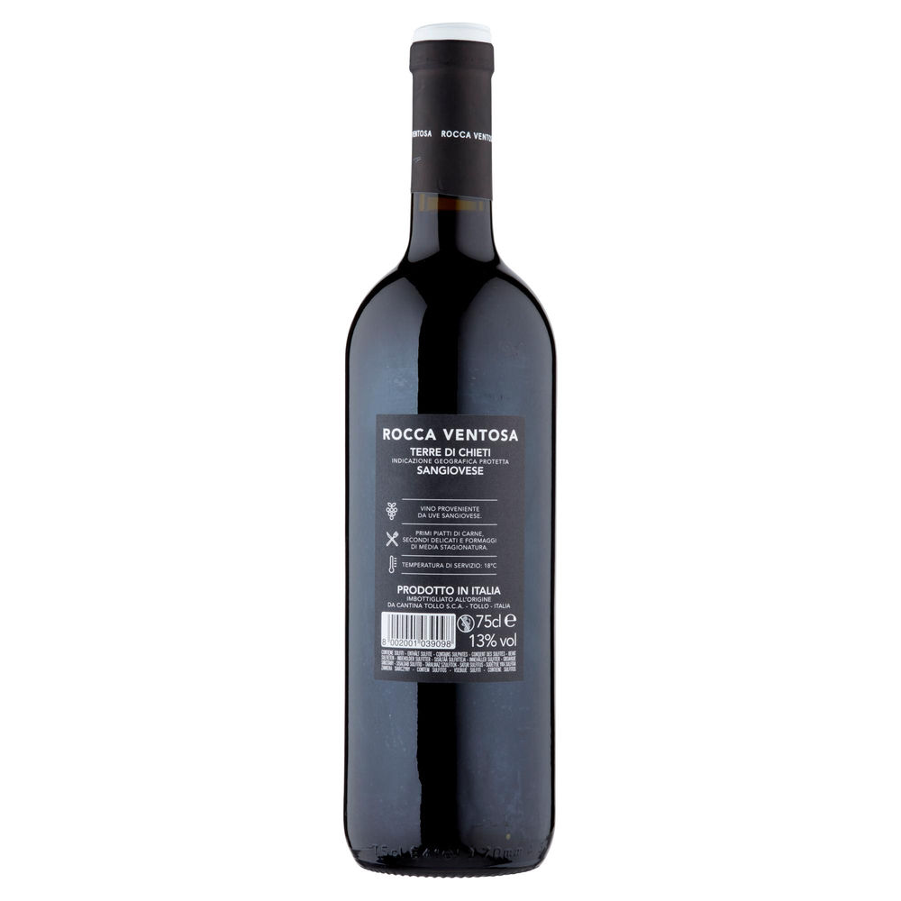 SANGIOVESE IGP TERRE DI CHIETI ROCCA VENTOSA CANTINA TOLLO ML 750 - 1