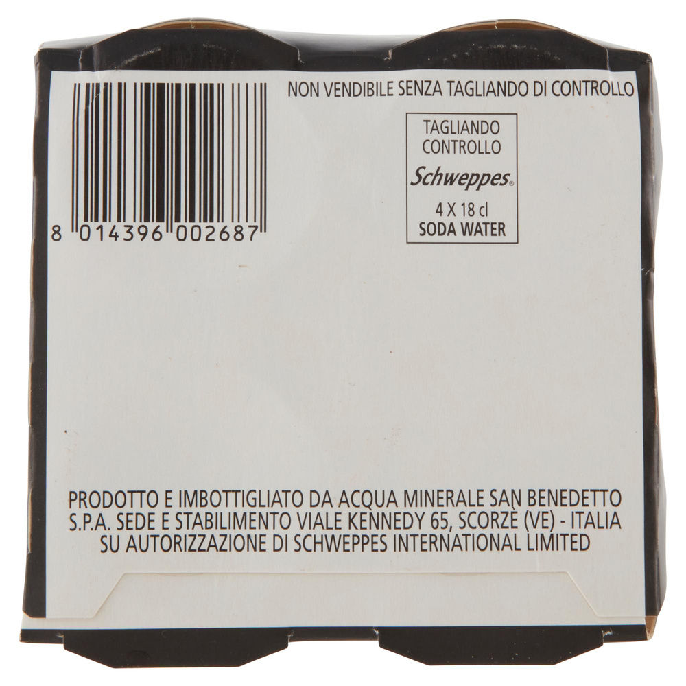 TONICA SCHWEPPES SODA CL18X4 - 7