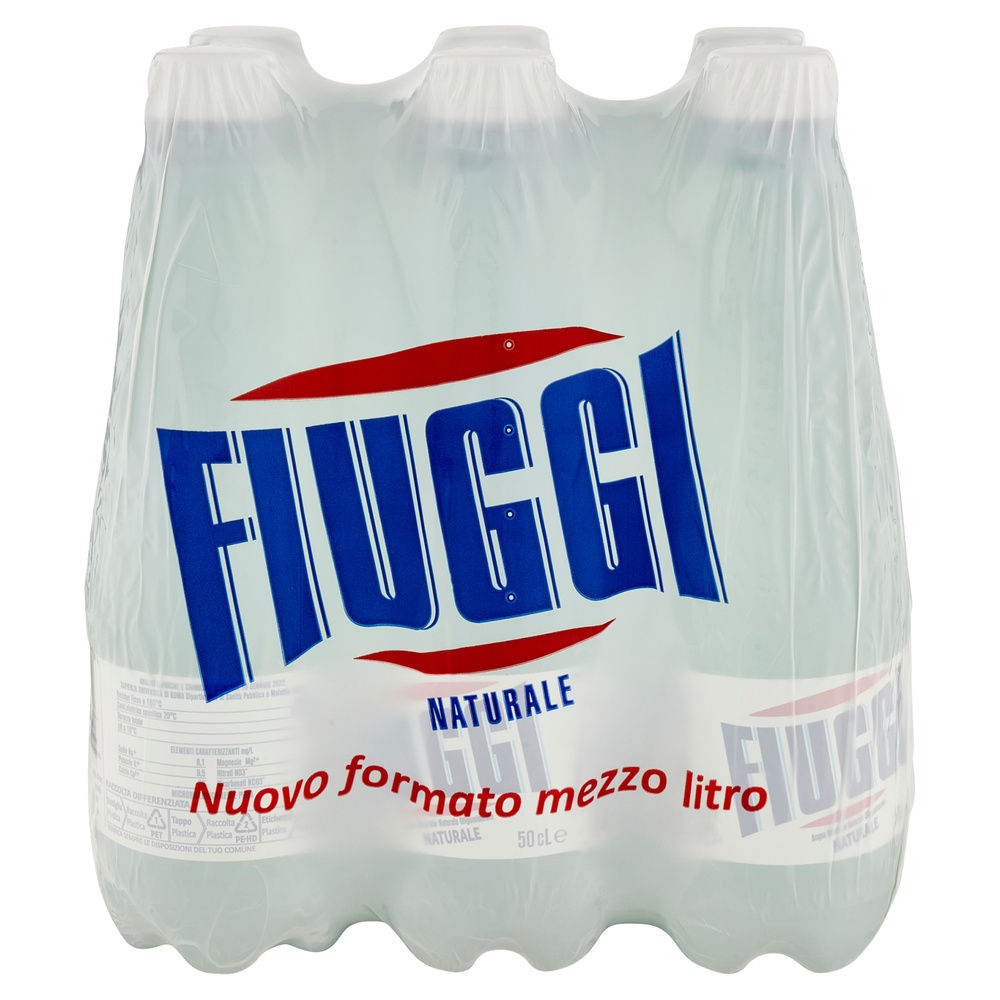 ACQUA MINERALE NATURALE FIUGGI CLUSTER ML 500 X 6 - 3