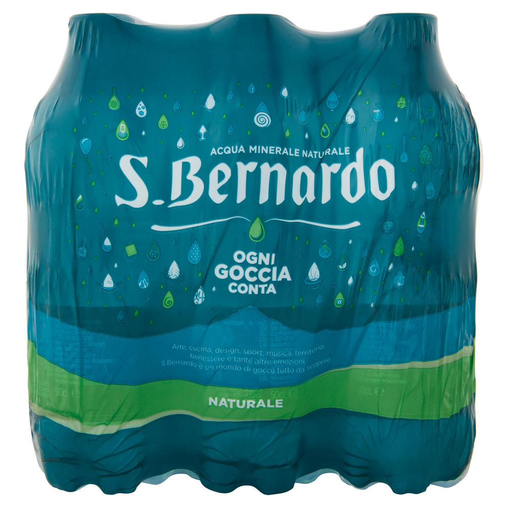 ACQUA MINERALE NATURALE S. BERNARDO CLUSTER ML 500 X 6 - 0