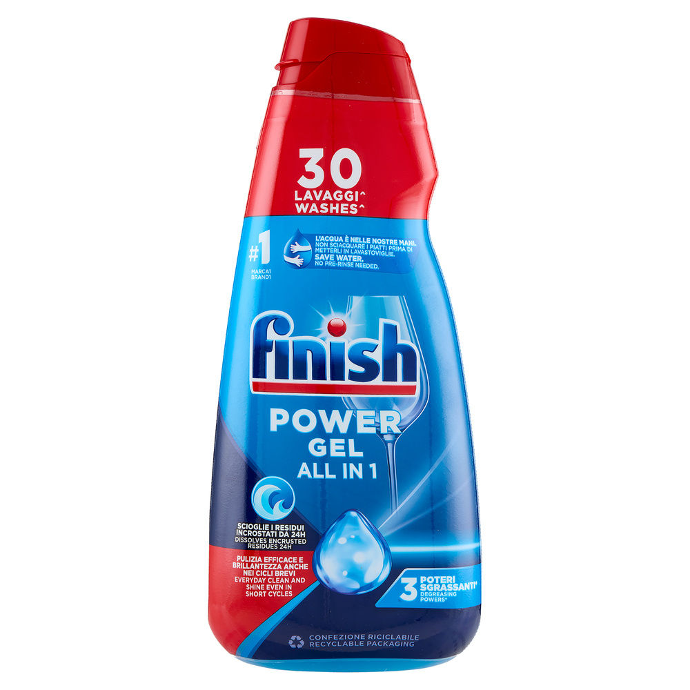 DETERSIVO PER LAVASTOVIGLIE FINISH POWER GEL MAX FRESH  ML 600 - 4