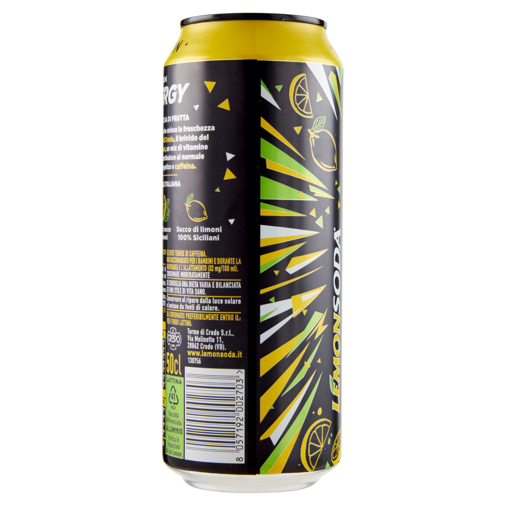 LEMONSODA ENERGY ACTIVATOR LEMON ORIGINAL LATTINA ML 500 - 6