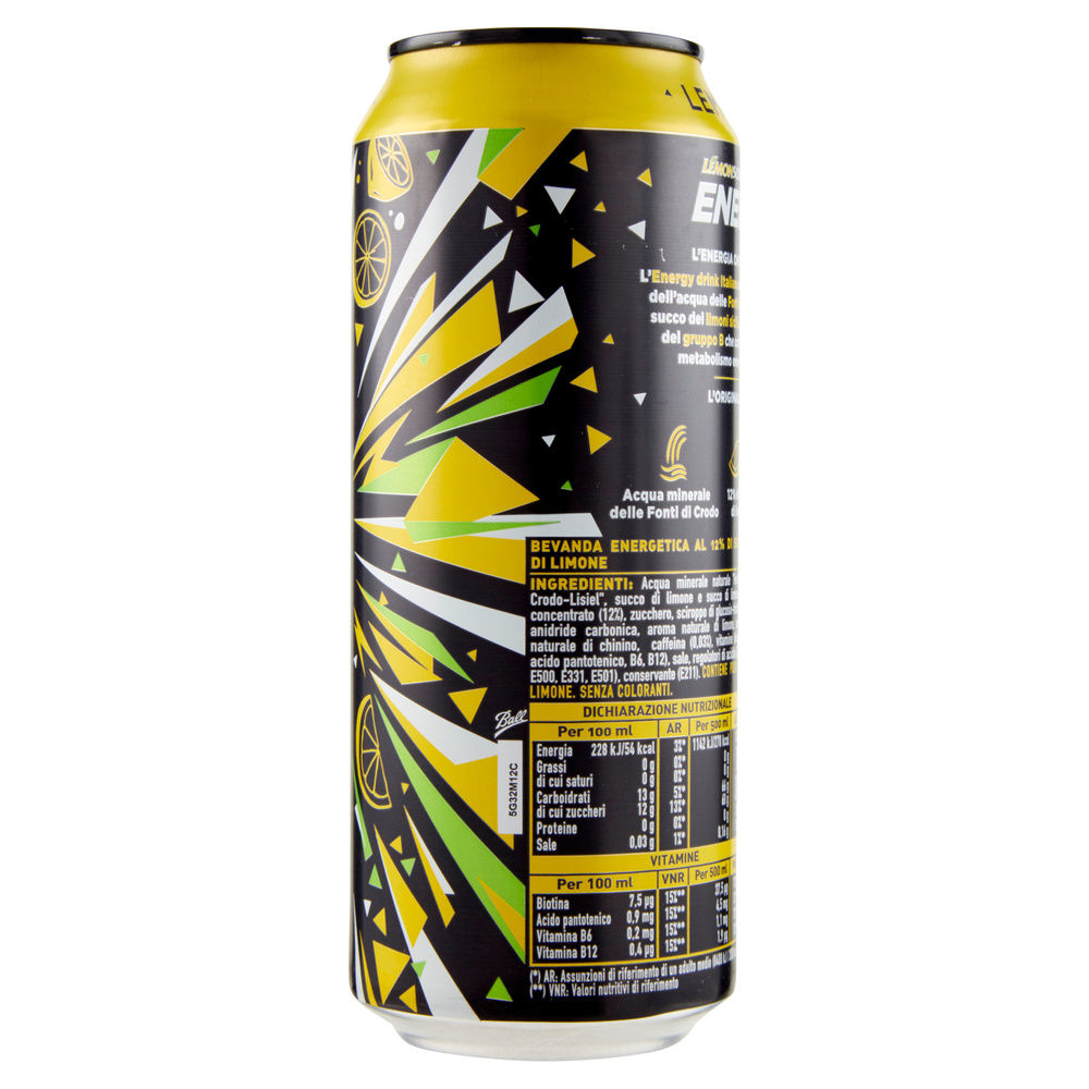 LEMONSODA ENERGY ACTIVATOR LEMON ORIGINAL LATTINA ML 500 - 2