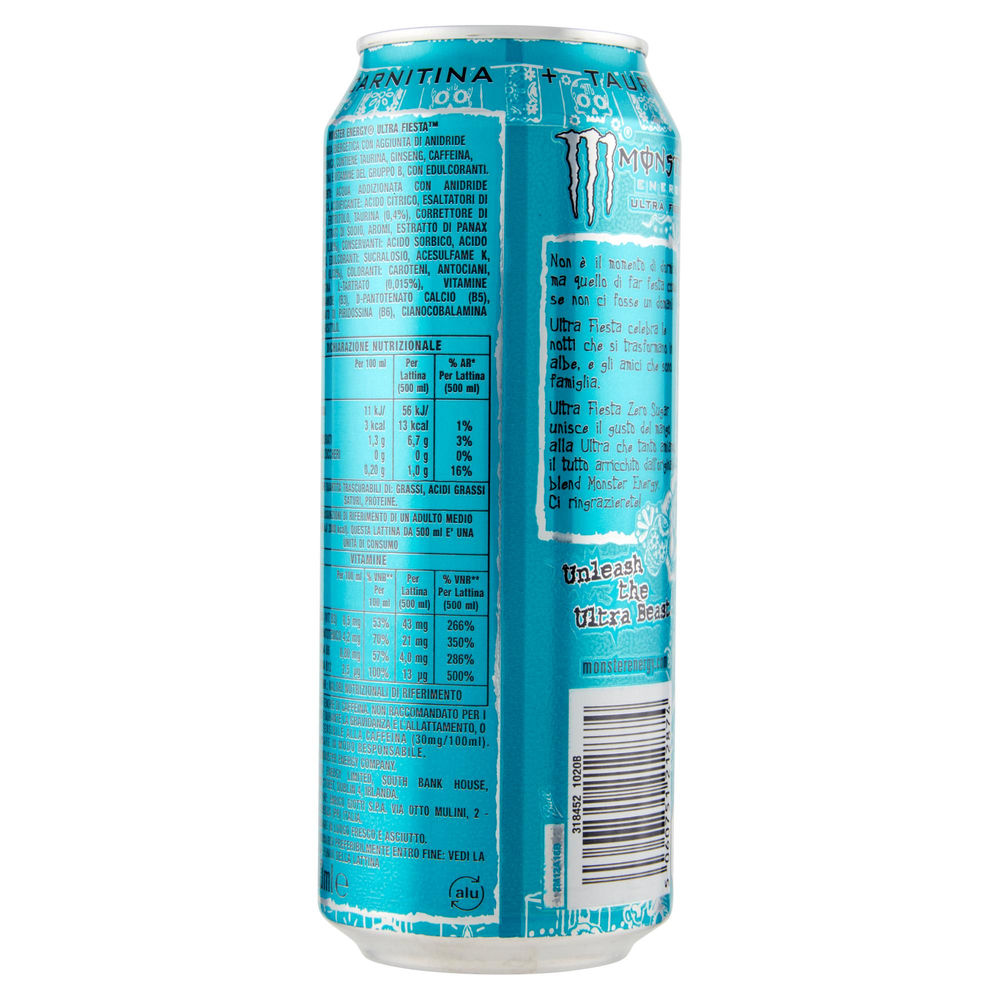 BEVANDA ENERGY DRINK MONSTER ULTRA FIESTA MANGO LATTINA ML 500 - 1