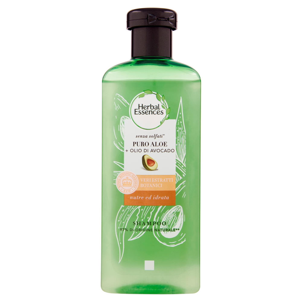 SHAMPOO HERBAL ESSENCES PURE ALOE & AVOCADO ML225 - 0