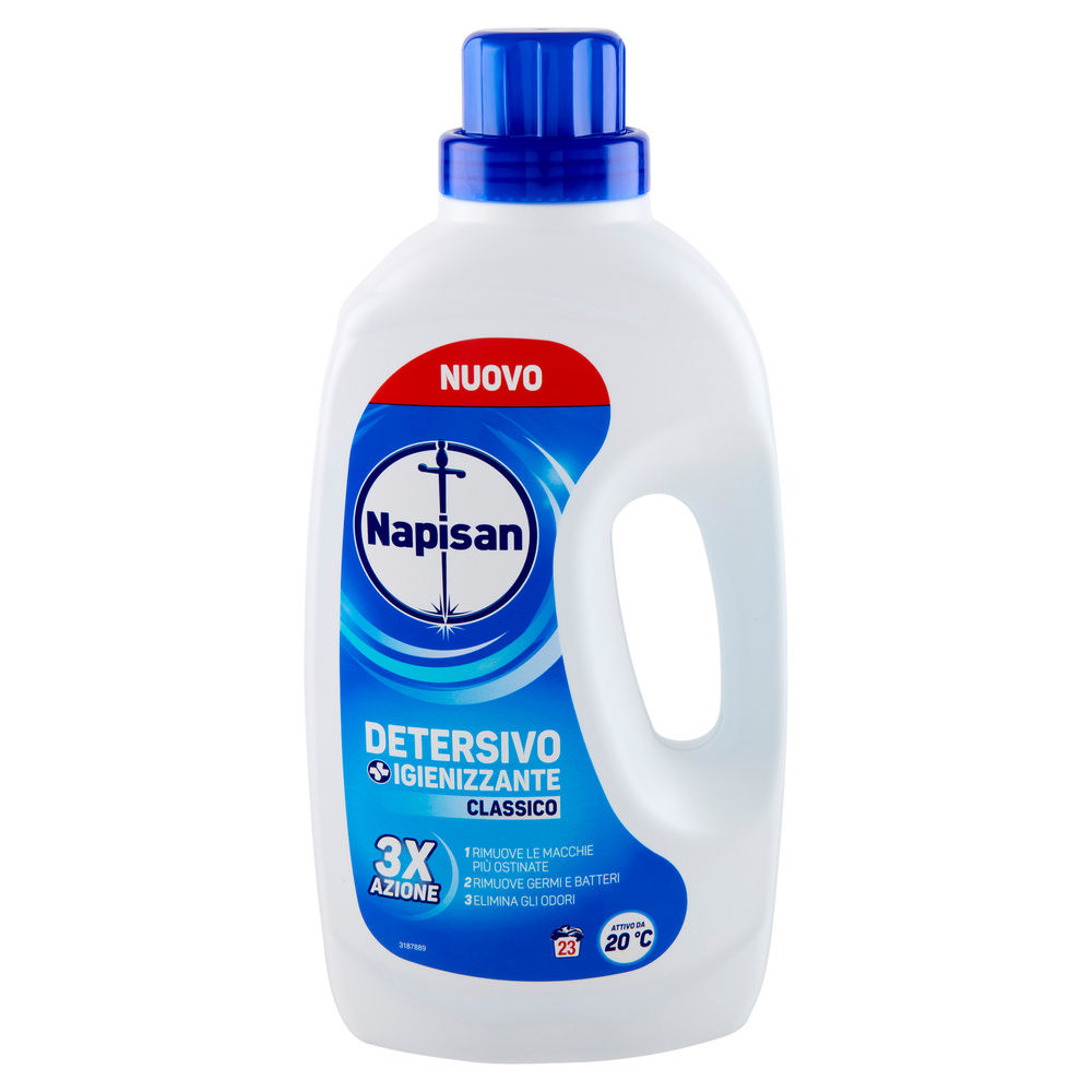 DETERSIVO LAVATRICE LIQUIDO NAPISAN IGIENIZZANTE CLASSIC 23LAV L 1,15 - 3