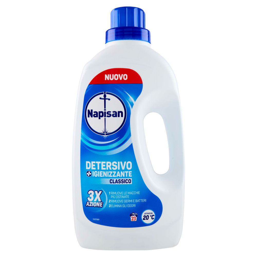 DETERSIVO LAVATRICE LIQUIDO NAPISAN IGIENIZZANTE CLASSIC 23LAV L 1,15 - 2