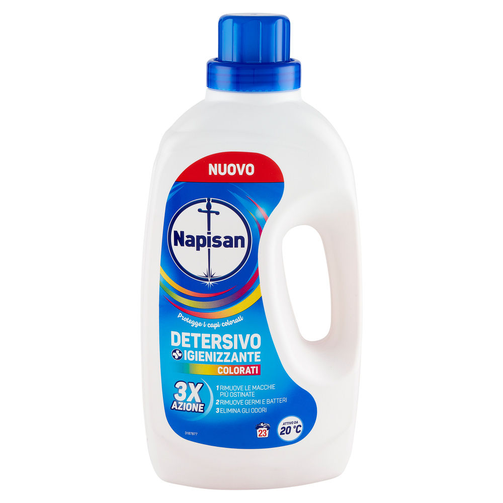 DETERSIVO LAVATRICE LIQUIDO NAPISAN IGIENIZZANTE COLOR 23LAV L 1,15 - 3