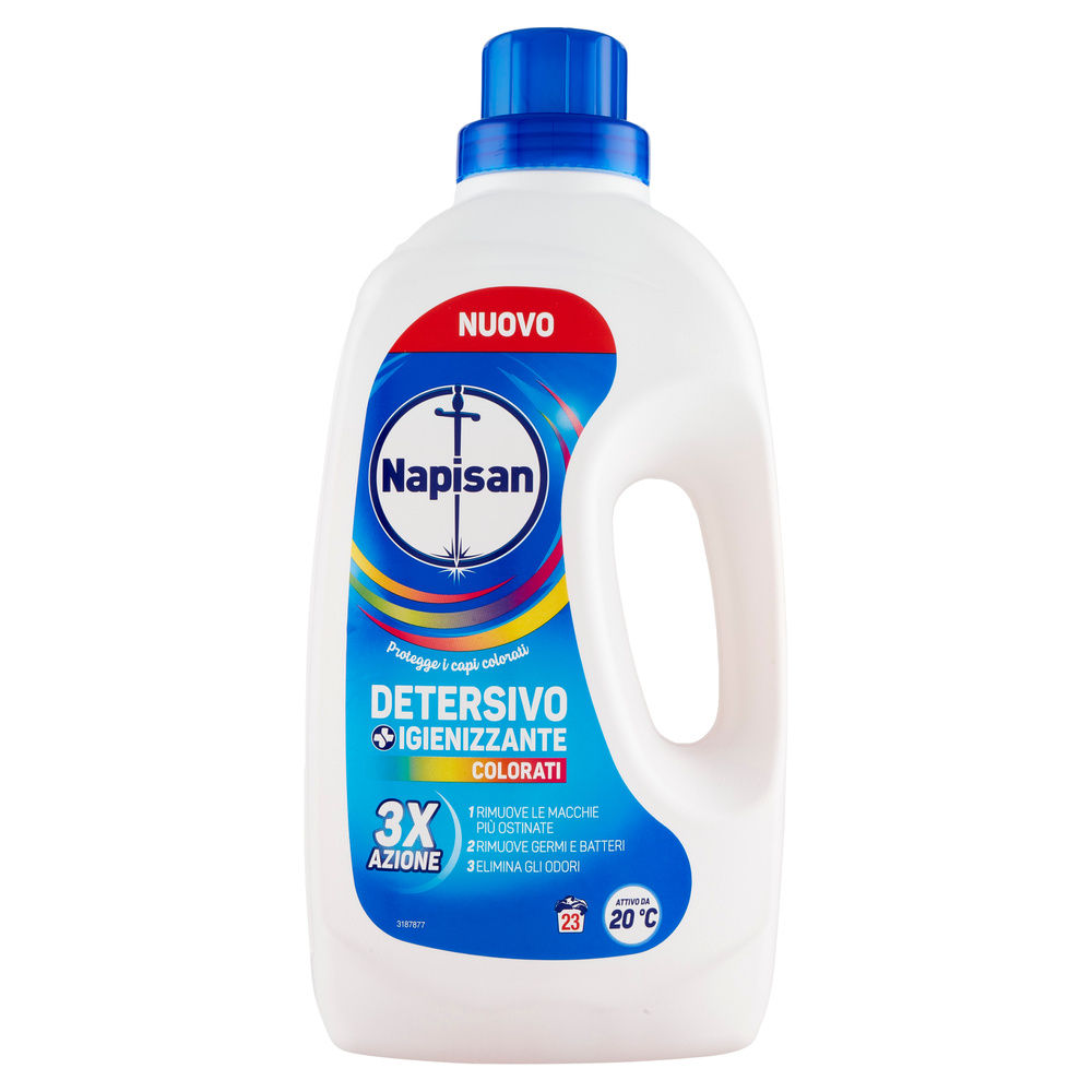 DETERSIVO LAVATRICE LIQUIDO NAPISAN IGIENIZZANTE COLOR 23LAV L 1,15 - 2