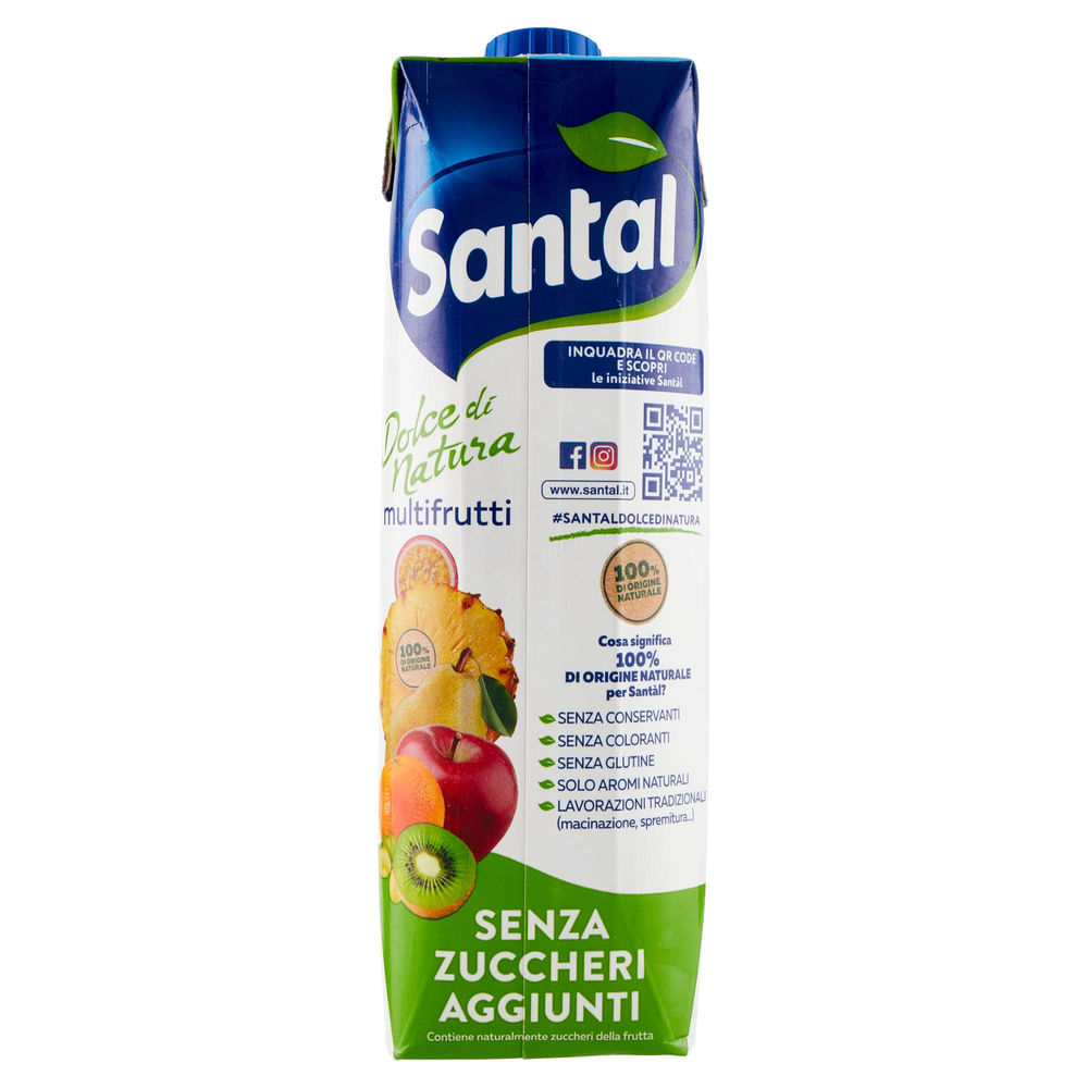 SUCCO SENZA ZUCCHERI MULTIFRUTTI SANTAL PRISMA LT 1 - 1