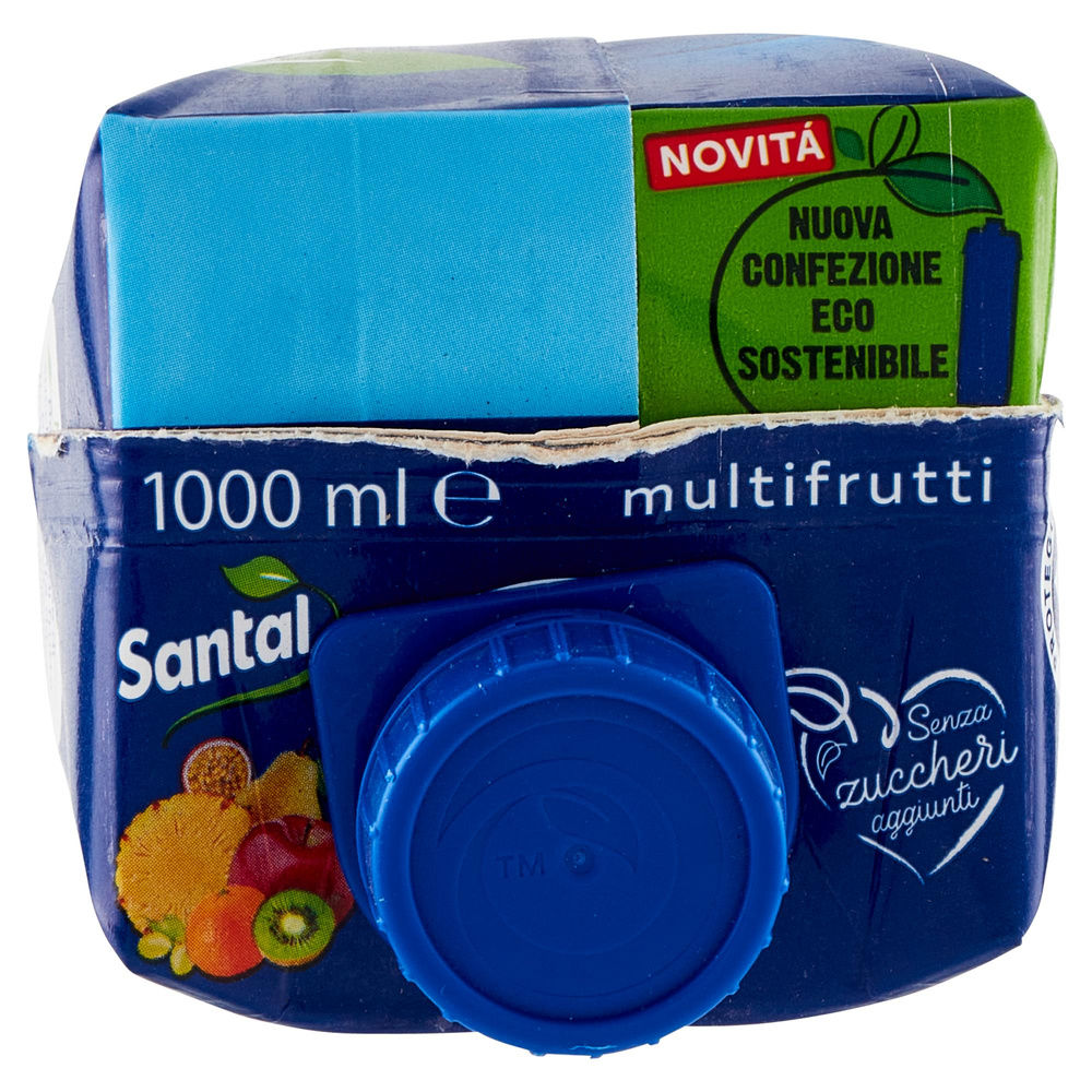 SUCCO SENZA ZUCCHERI MULTIFRUTTI SANTAL PRISMA LT 1 - 7