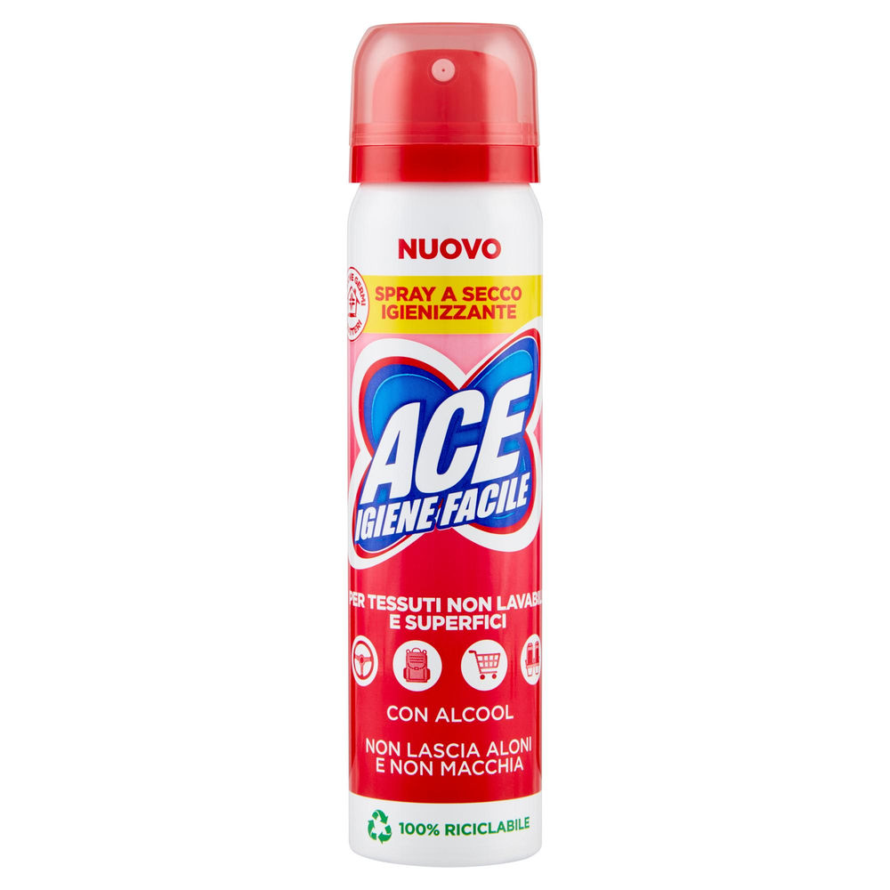 IGIENIZZANTE A SECCO SPRAY ACE IGIENE FACILE ML 75 - 0