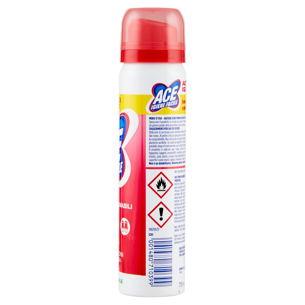 IGIENIZZANTE A SECCO SPRAY ACE IGIENE FACILE ML 75 - 7