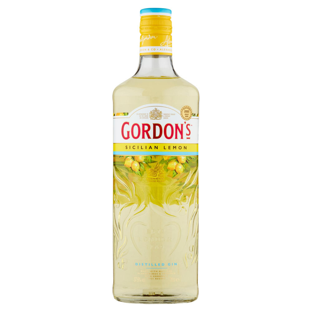 GIN GORDON'S SICILY LEMON 37,5 GRADI BOTTIGLIA ML 700 - 0