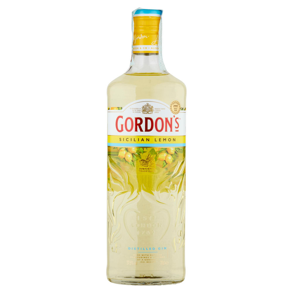 GIN GORDON'S SICILY LEMON 37,5 GRADI BOTTIGLIA ML 700 - 4