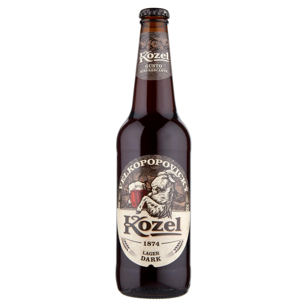 Birra kozel dark 3,5 gradi bottiglia ml 500