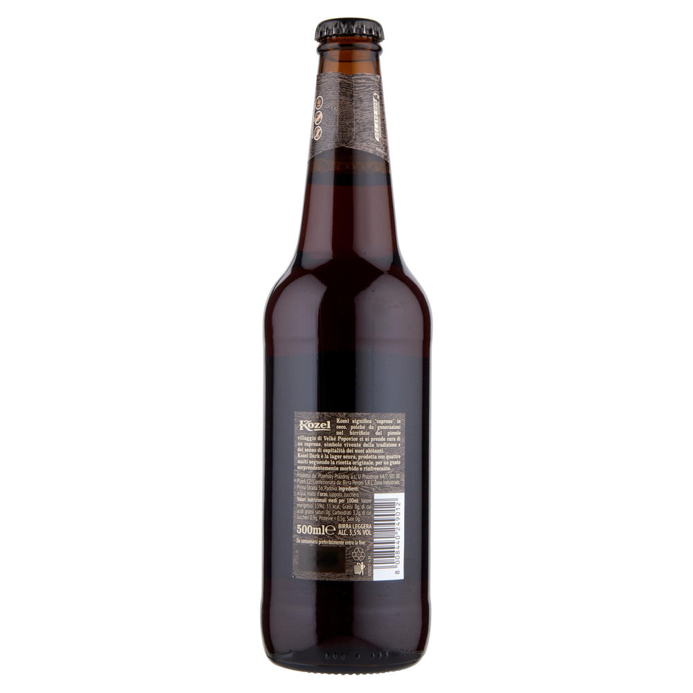 BIRRA KOZEL DARK 3,5 GRADI BOTTIGLIA ML 500 - 1