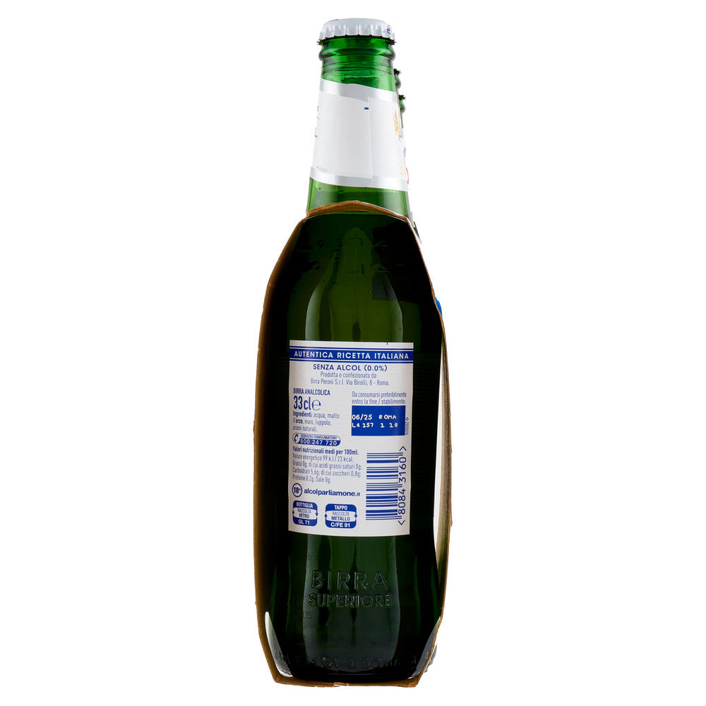 BIRRA NASTRO AZZURRO ZERO PERONI CLUSTER ML 330 X 3 - 4