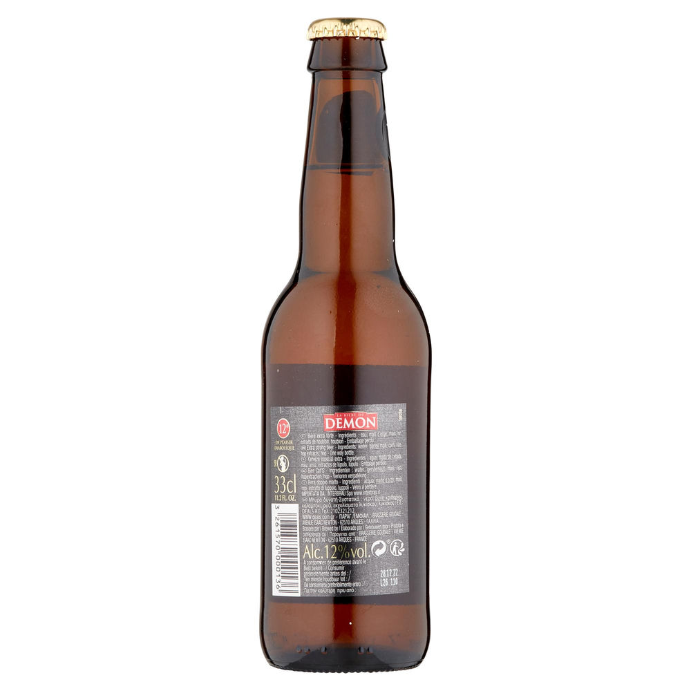 BIRRA LA BIERE DU DEMON 12 GRADI BOTTIGLIA ML 330 - 1