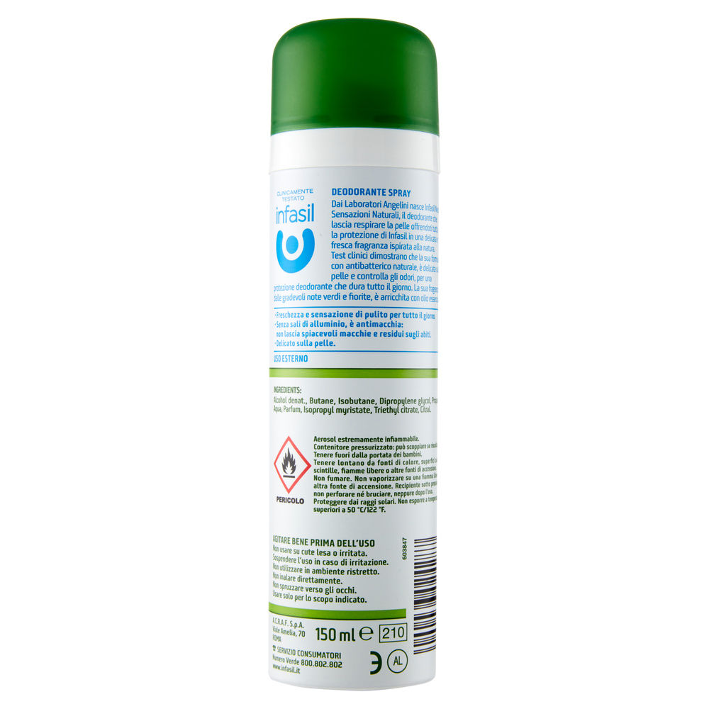DEODORANTE SPRAY INFASIL NEUTRO OLI ESSENZIALI ML 150 - 13