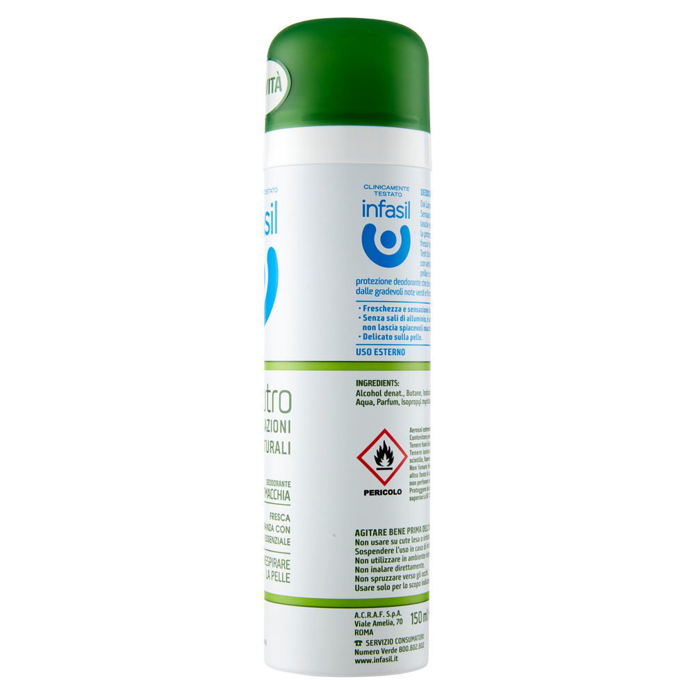 DEODORANTE SPRAY INFASIL NEUTRO OLI ESSENZIALI ML 150 - 11
