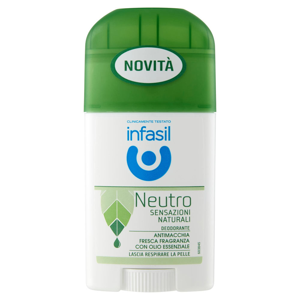 DEODORANTE STICK INFASIL NEUTRO OLI ESSENZIALI ML 40 - 0