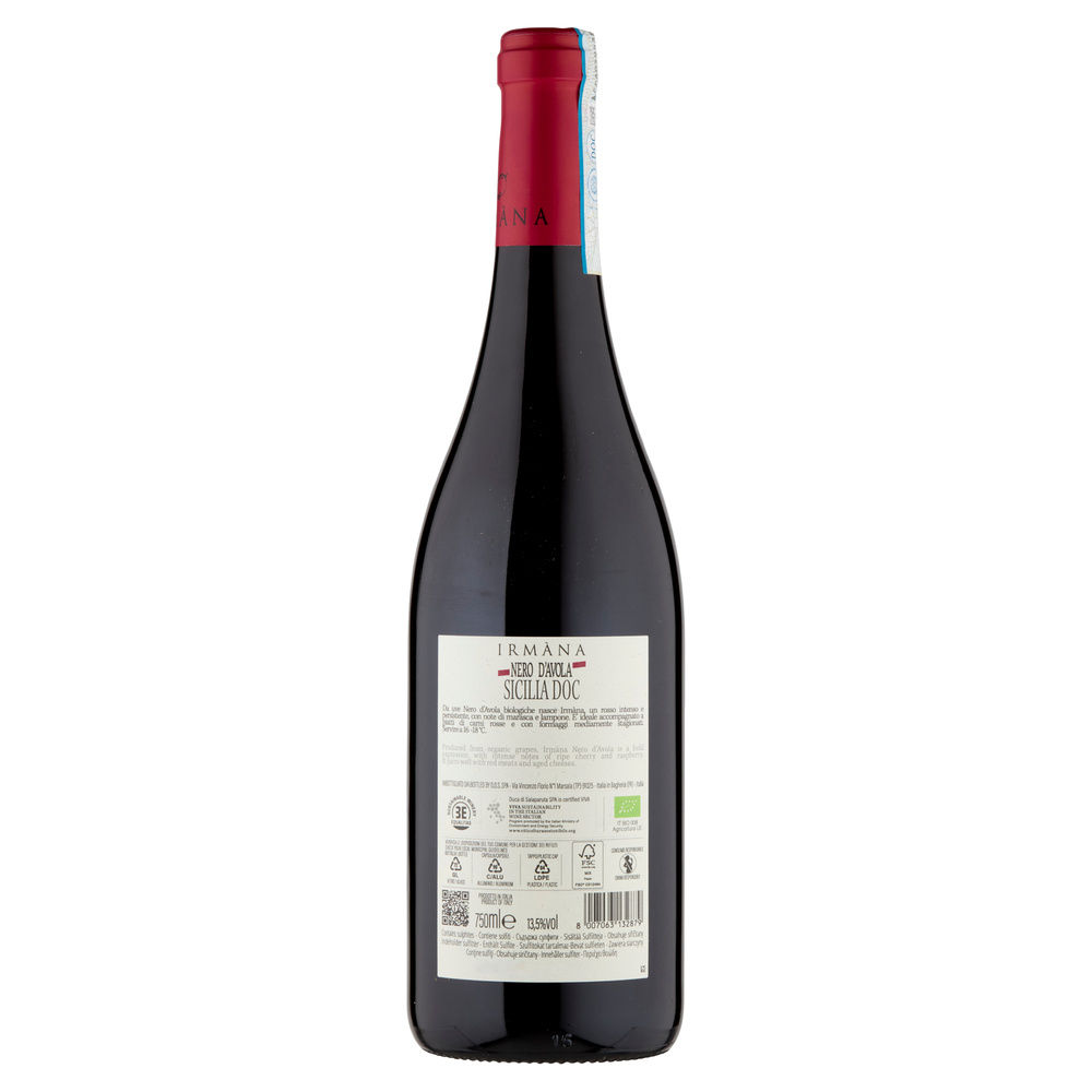 IRMANA NERO D'AVOLA SICILIA DOC CORVO ML 750 - 1