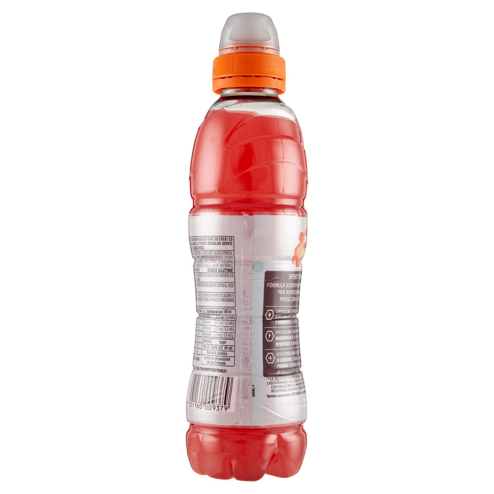 INTEGRATORE SALINO GATORADE GUSTO ARANCIA ROSSA RPET 100% TAPPO SPORT ML 500 - 1