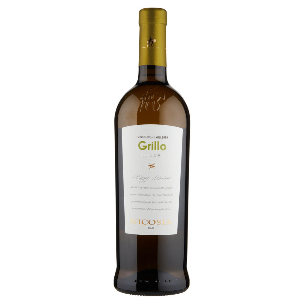 VINO GRILLO BIANCO IGT SICILIA CASA VINIC.NICOSIA 12,5° ANNO 2006 CL 75 - 5