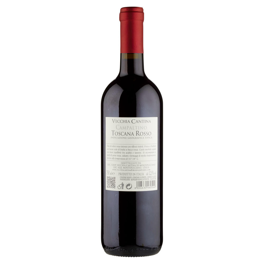 CAMPALTINO ROSSO IGT VECCHIA CANTINA ML 750 - 1