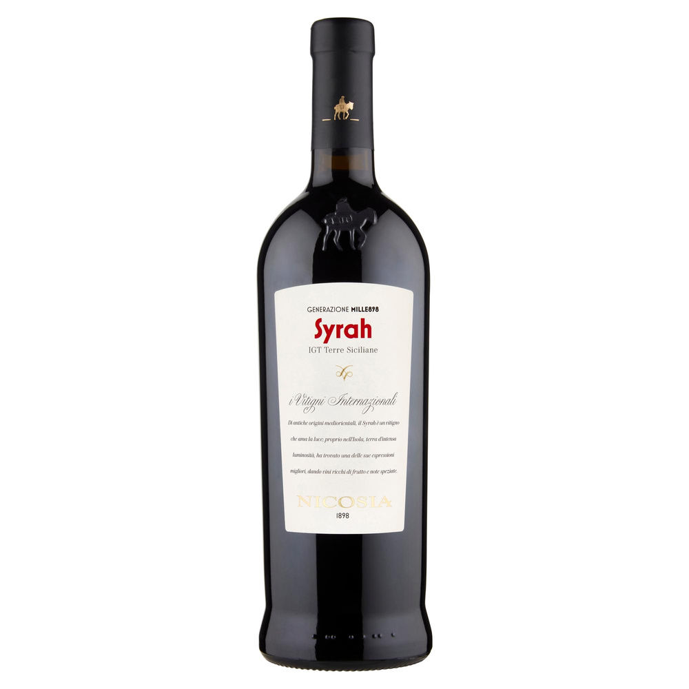 VINO ROSSO NICOSIA SYRAH  BTG.CL.75 - 0
