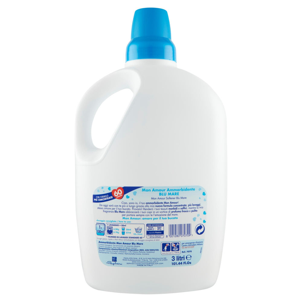AMMORBIDENTE DILUITO MON AMOUR BLU MARE 60LAV L 3 - 1