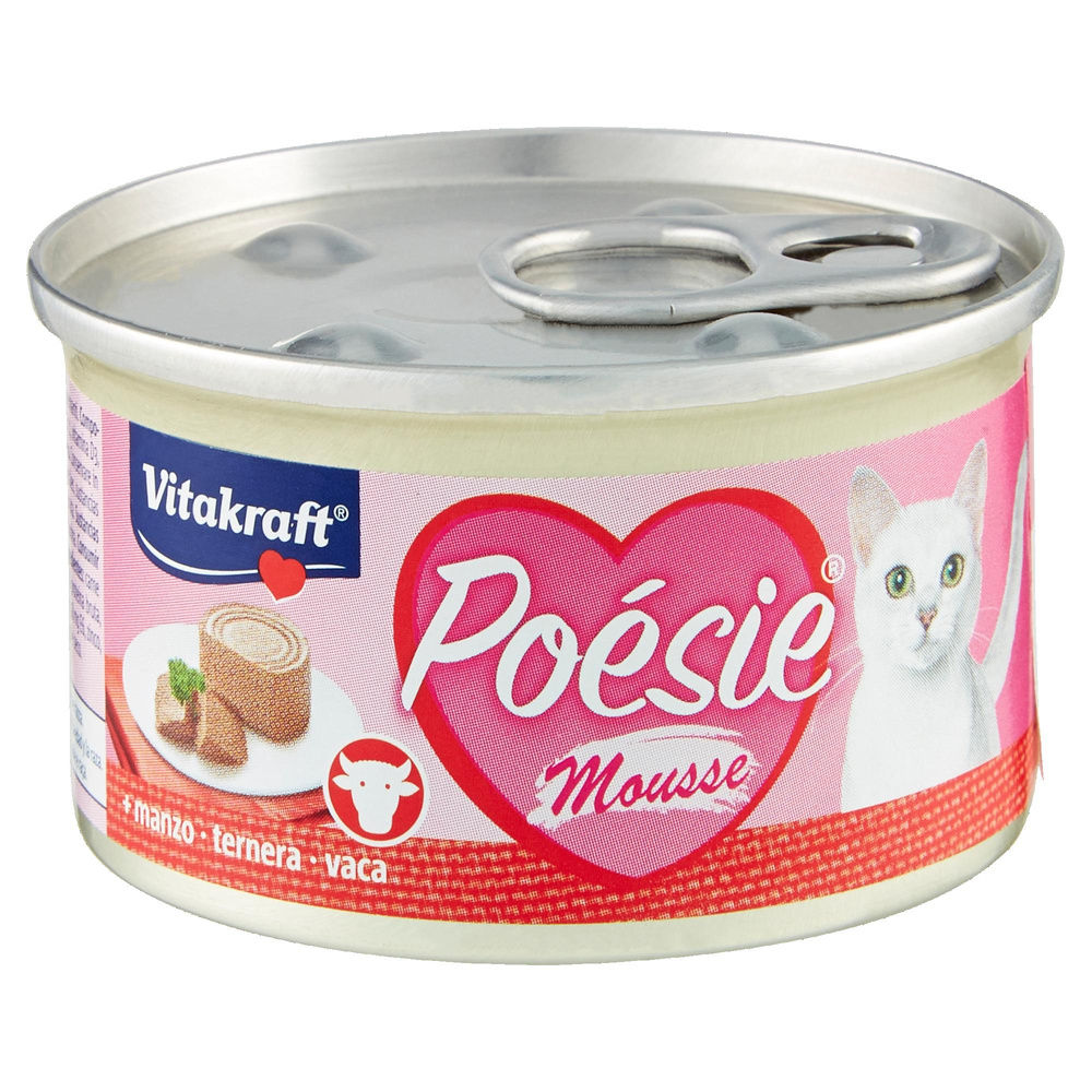 UMIDO GATTO POESIE MOUSSE + MANZO VITAKRAFT G 85 - 2