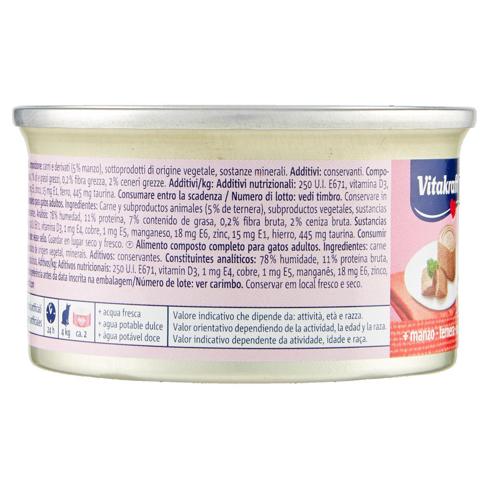 UMIDO GATTO POESIE MOUSSE + MANZO VITAKRAFT G 85 - 4