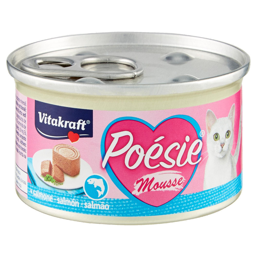 UMIDO GATTO POESIE MOUSSE + SALMONE VITAKRAFT G 85 - 2