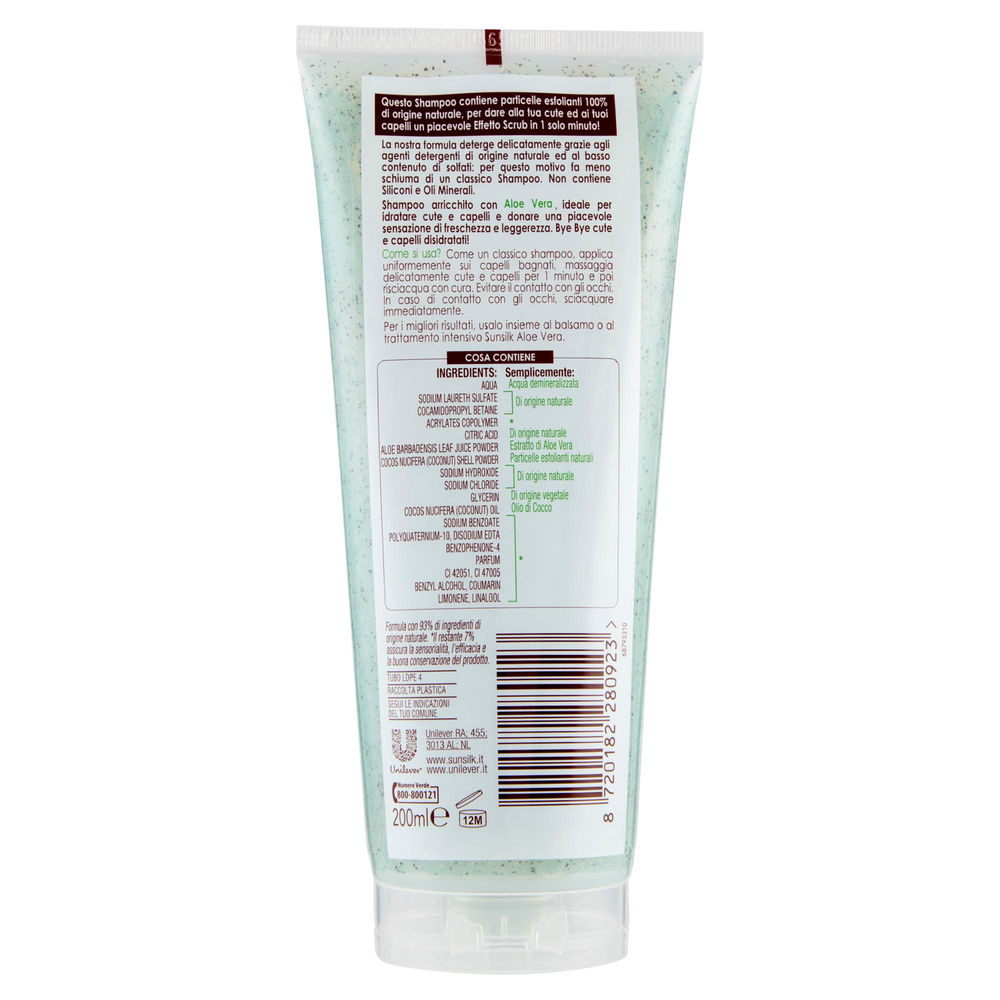 SHAMPOO SUNSILK SCRUB DETOX ALOE VERA ML 200 - 1