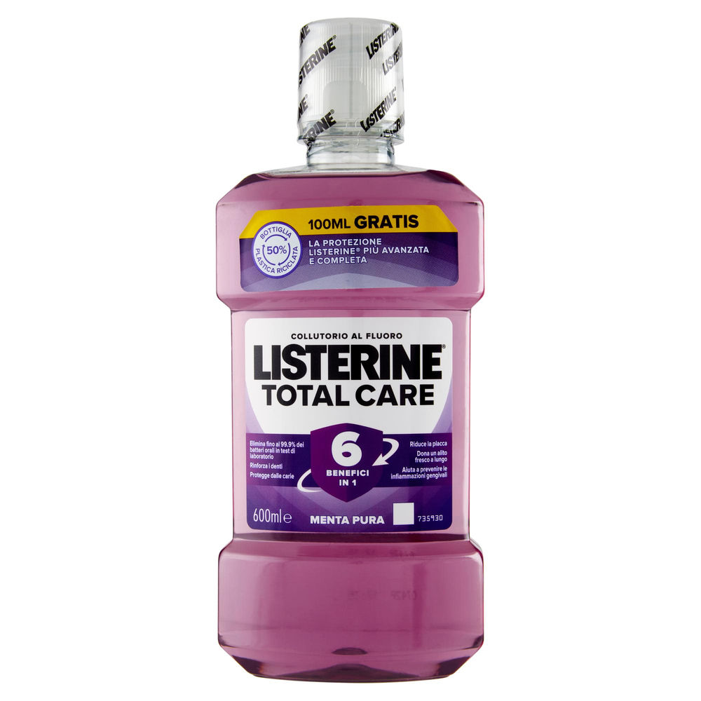 COLLUTORIO LISTERINE TOTAL CARE ML 500+100GRATIS - 0