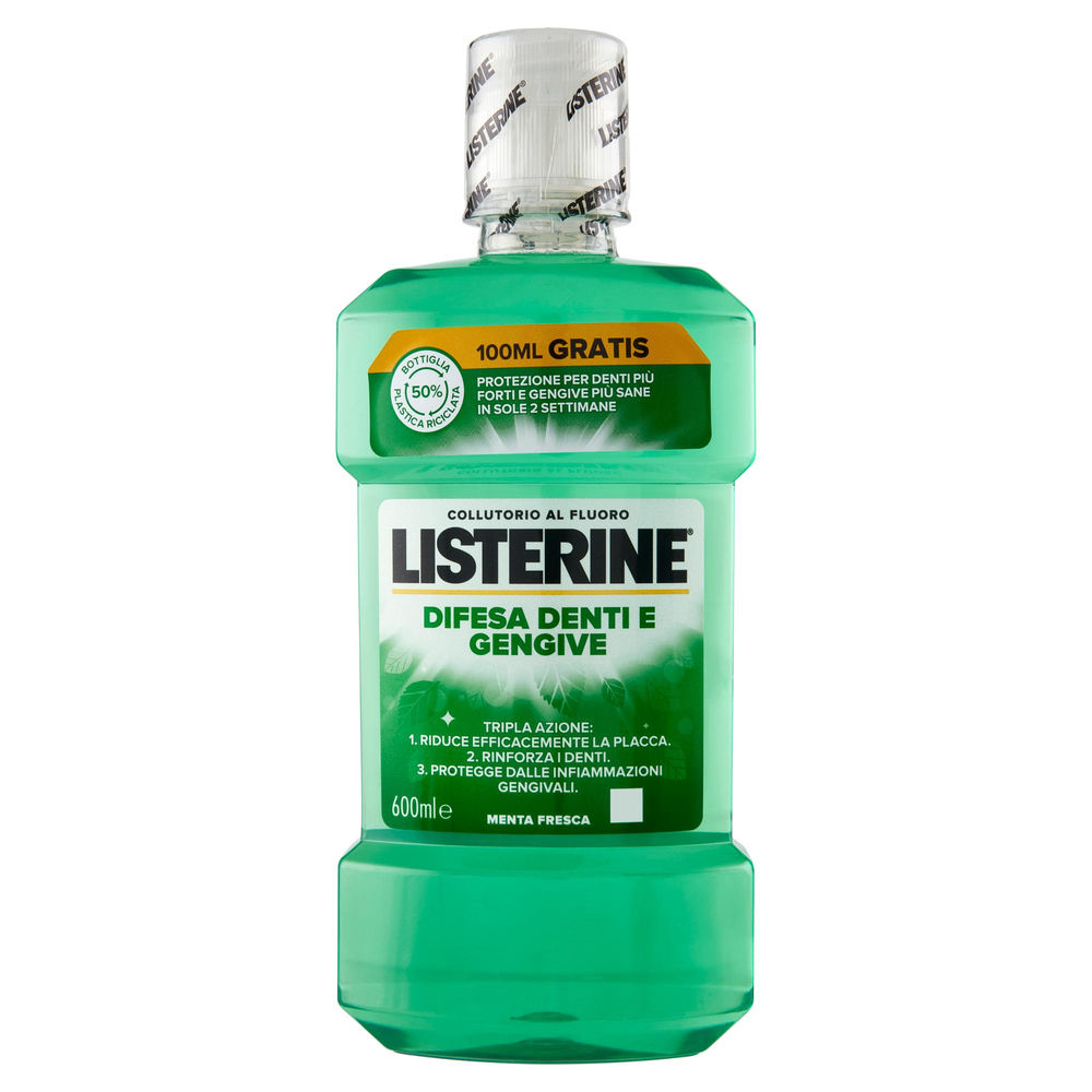 COLLUTORIO LISTERINE DENTI & GENGIVE ML 500+100GRATIS - 0