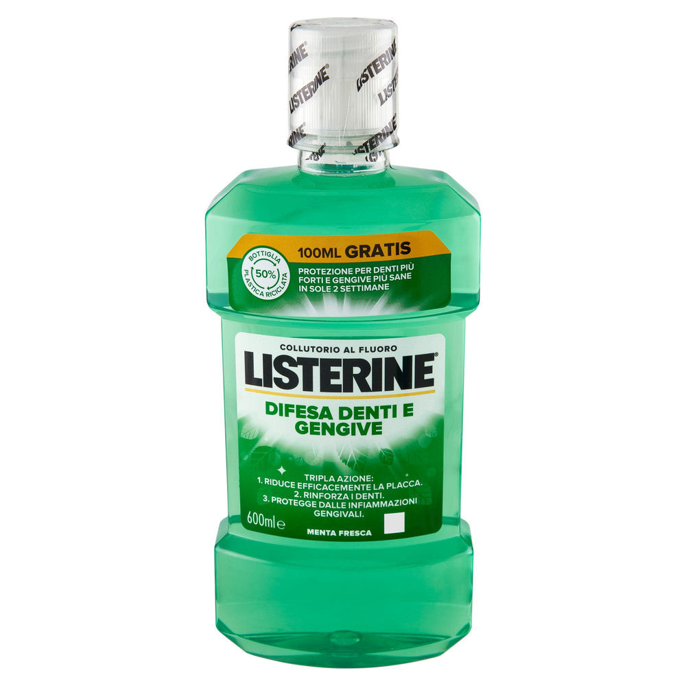 COLLUTORIO LISTERINE DENTI & GENGIVE ML 500+100GRATIS - 5