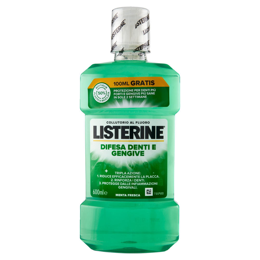 COLLUTORIO LISTERINE DENTI & GENGIVE ML 500+100GRATIS - 6