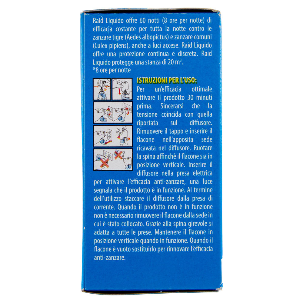 INSETTICIDA RAID RICARICA LIQUIDA PER ELETTROEM. 60NOTTI EUCALIPTO ML 36 - 4