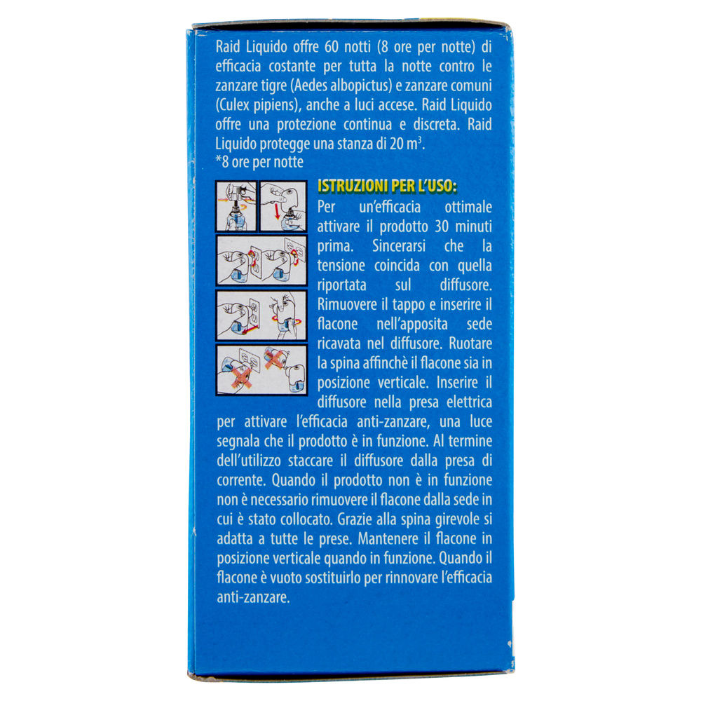 INSETTICIDA RAID RICARICA LIQUIDA PER ELETTROEM. 60NOTTI LAVANDA ML 36 - 8