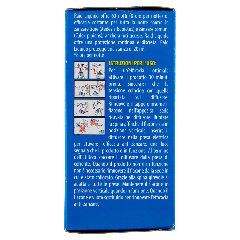 INSETTICIDA RAID RICARICA LIQU.PER ELETTROEM.60NOTTI ROSA/SANDALO DI BALI ML 36 - 5