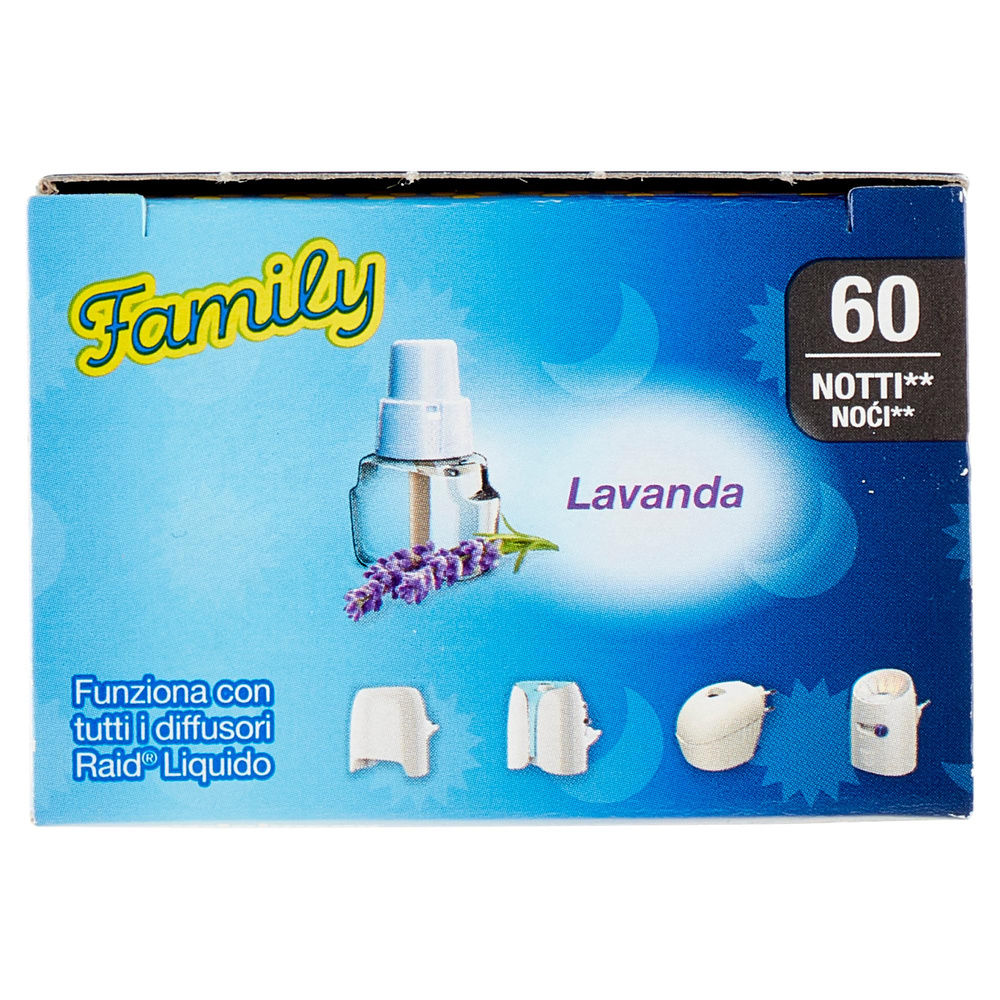 INSETTICIDA RAID FAMILY RICARICA LIQUIDA PER ELETTROEM. 60NOTTI ML 36 - 2