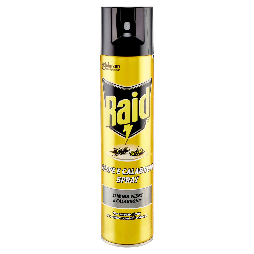 INSETTICIDA SPRAY RAID VESPE E CALABRONI ML 400 - 5