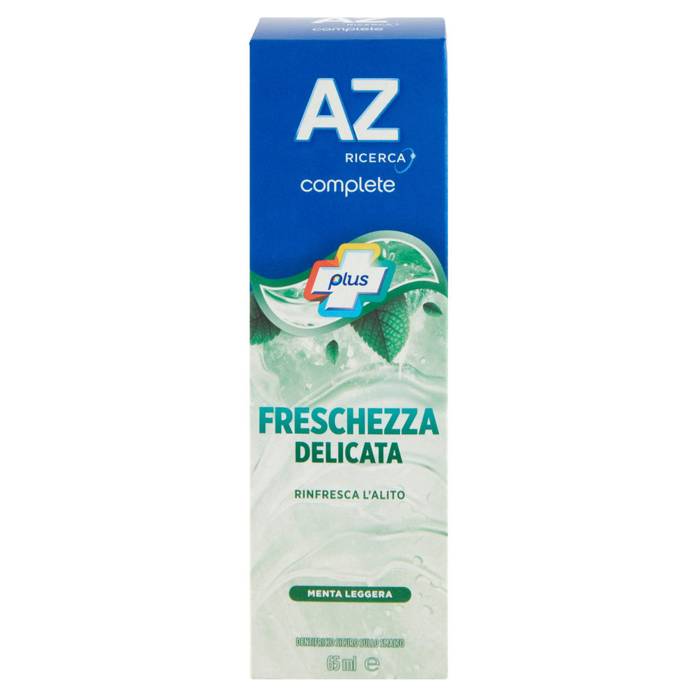 DENTIFRICIO AZ COMPLETE PLUS FRESCHEZZA DELICATA ML 65 - 7