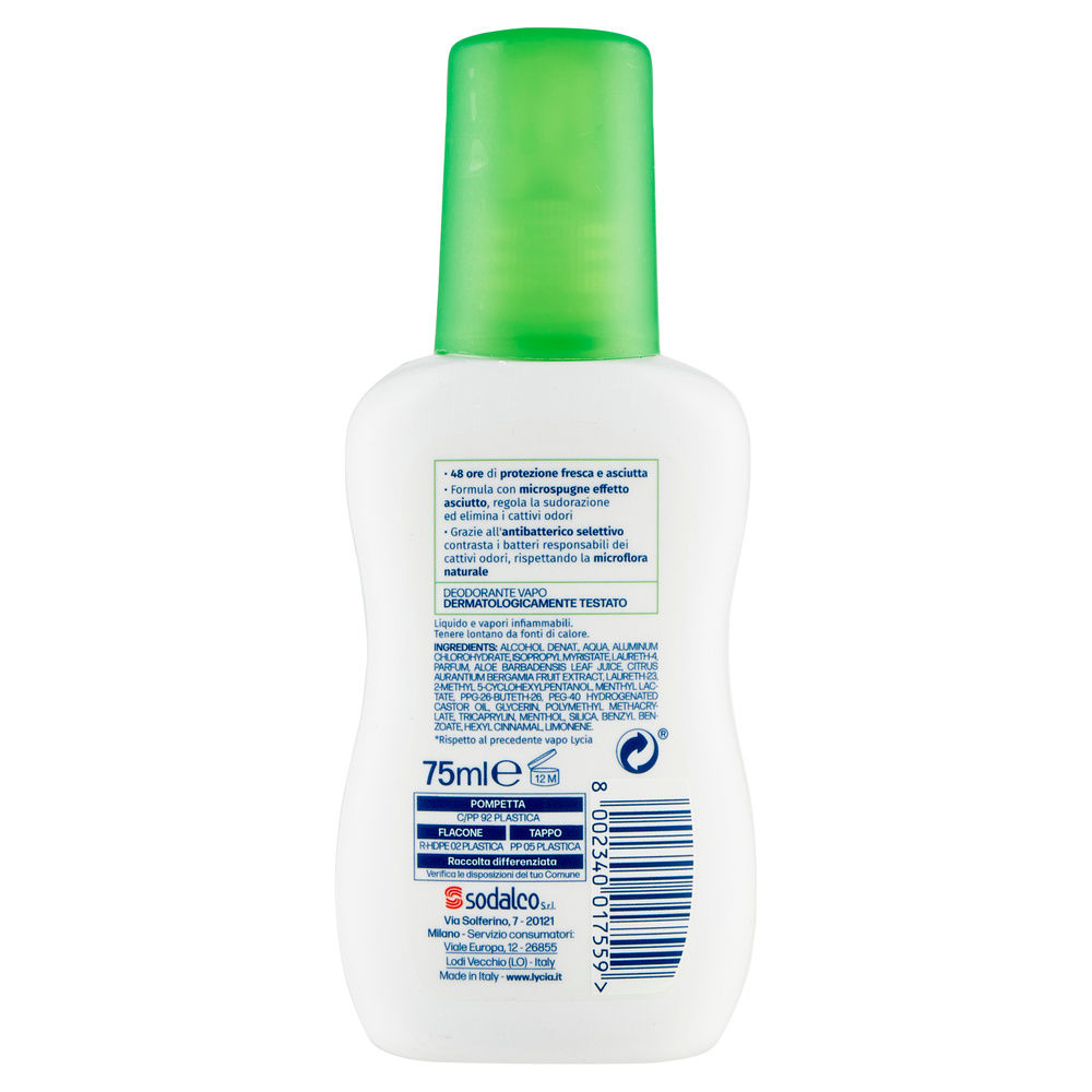 DEODORANTE VAPO LYCIA FRESH ENERGY ML 75 - 11